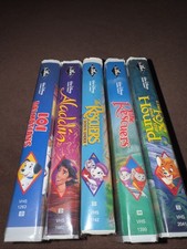 Disney Pixar VHS Tapes Lot of