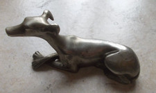 LEVRIERO IN METALLO ART DECO'  CM 11 X 3  H. 5 CM PESO 187 GR