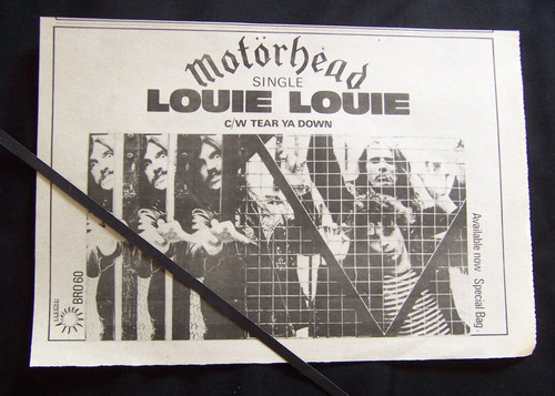 Motorhead louie - louie, single