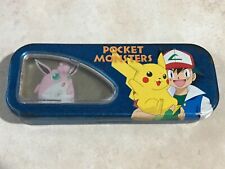 Pokemon Tin Pikachu Scatola Box di latta anni 90 Vintage charizard Set base