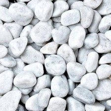Ciottolo bianco carrara - bianco, di