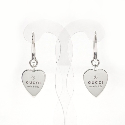 Orecchini gucci marchio cuore - gucci,