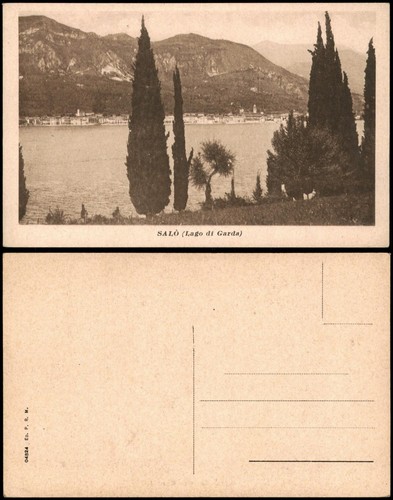 Cartolina salò lago - cartolina, il