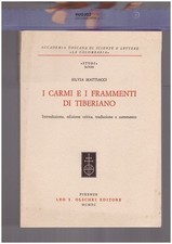 I carmi e i frammenti di Tiberiano. Ediz. critica