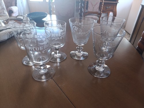 Set bicchieri antichi - 7,