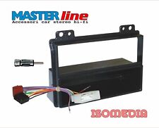 MASCHERINA RADIO UN DIN PER FORD FIESTA DA 2002.  CONNETTORE ISO E SPINOTTO