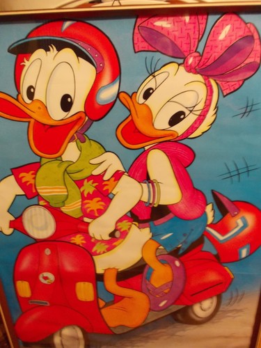Poster paperino paperina su - paperino,