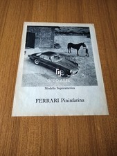 1962 FERRARI PININFARINA MODELLO SUPERAMERICA VINTAGE AD PUBBLICITA