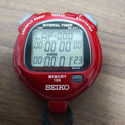 Seiko rosso cronometro - seiko,