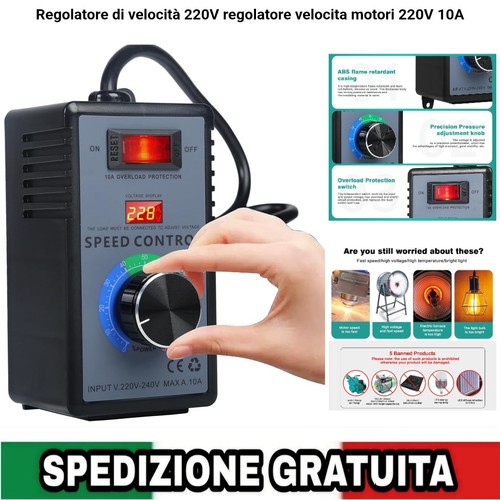 Regolatore velocita motori - velocita,