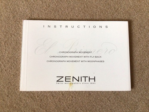 Libretto istruzioni zenith - libretto,