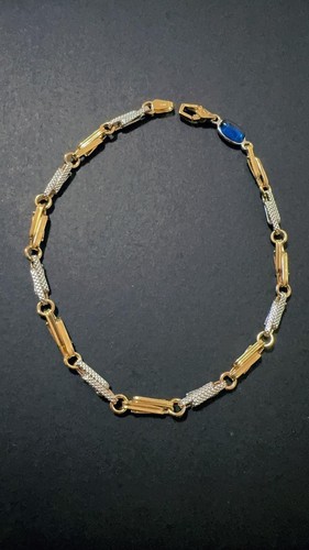 Bracciale con maglie alternate - bracciale,