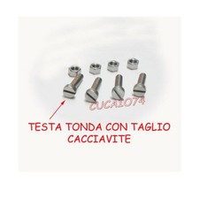 SERIE VITI TARGA PER VESPA E MOTO D'EPOCA CON VITI A INTAGLIO PER RESTAURI DOC