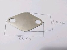 1 Piastra flangia tappo per