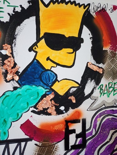 Quadro the simpsons famiglia - simpsons,