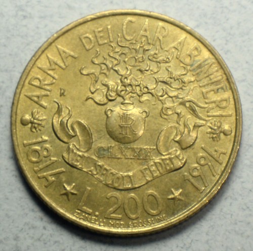 Italy 200 lire 1994 - italy,