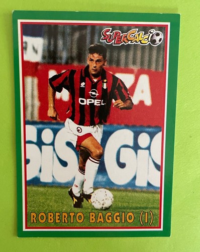 Roberto baggio figurina panini - baggio,