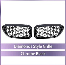 Griglia BMW Serie 5 G30 G31 2017/2019 Msport Nero Lucido Paraurti Anteriore 