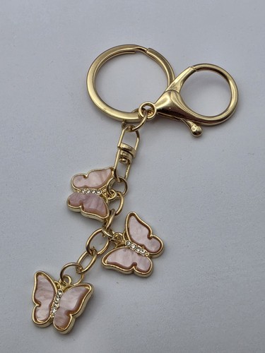 Porte clés papillons roses - papillons,