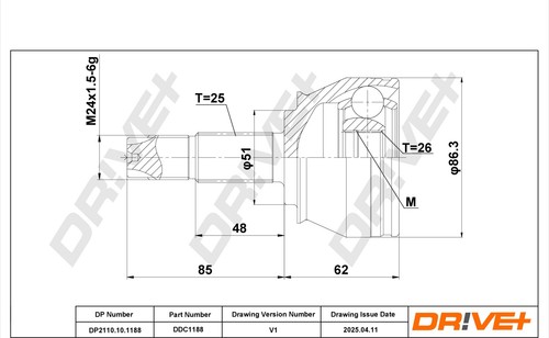 Kit giunti albero - dr!ve+,