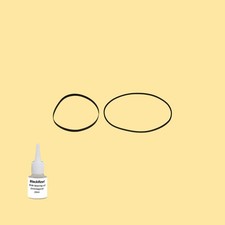 Cinghia Olio = Kit 5 per Grundig CF 7000 Cassette Deck