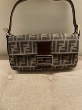 Borsa Fendi Zucca Tela Pelle