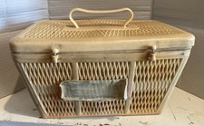 CESTINO Merenda CANESTRELLO ASILO VINTAGE ANNI 60 plastica made in italy