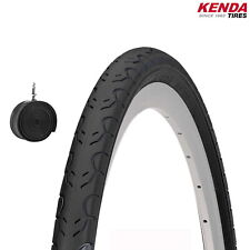 COPERTONE 700X35 C + CAMERA D'ARIA PNEUMATICO STRADALE KENDA NERO TREKKING BICI