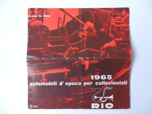 Rio vecchio catalogo - rio,
