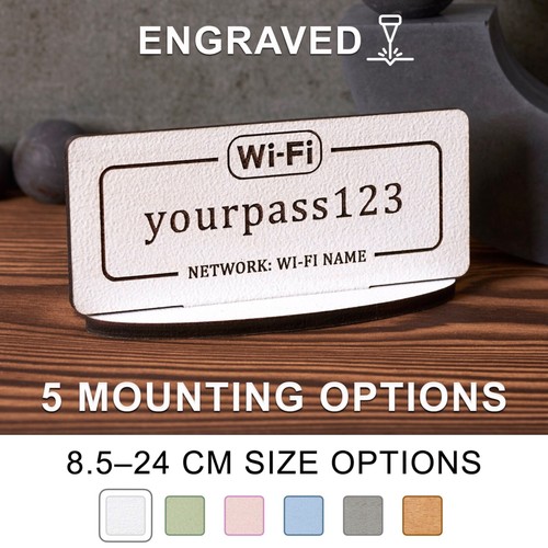 Insegna password wifi targa - password,