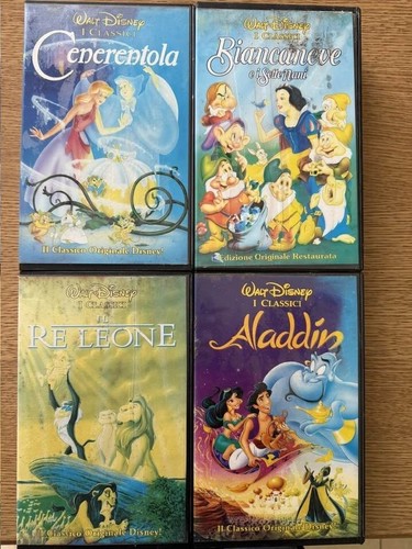 Videocassette originali walt - videocassette,