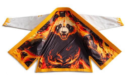 Silent flames bjj 450gsm - flames,