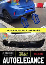 0099⭐OPEL CORSA F DIFFUSORE POSTERIORE OPC  NERO LUCIDO PER STANDARD⭐