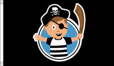 Bandiera grande bambino ragazzo pirata (8 piedi x 5 piedi)