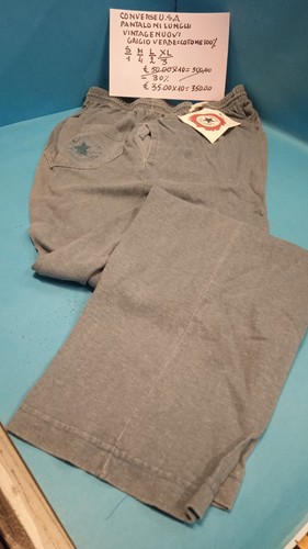 Pantalone tuta cotone grigio - tuta,