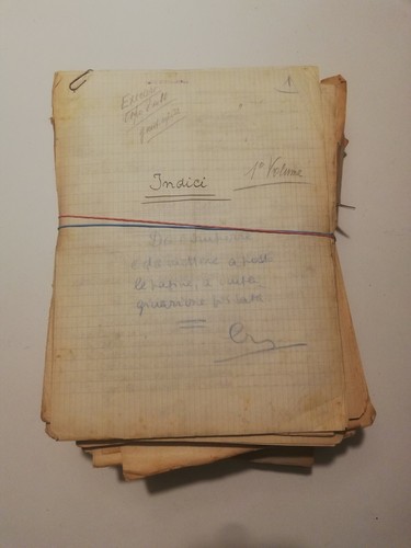 Bozza manoscritta stampa - stampa, e