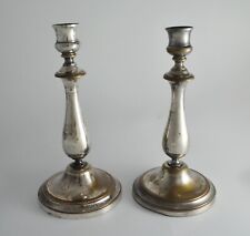 M4214 MAGNIFICA COPPIA CANDELABRI CANDELIERI in SILVER PLATED CHRISTOFLE