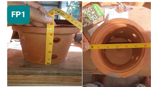 Mini terracotta spot pollici - mini, 6