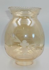 CEILING LAMPSHADE AMBER GLASS