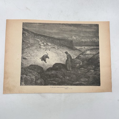 Stampa 1890 divina commedia - divina,