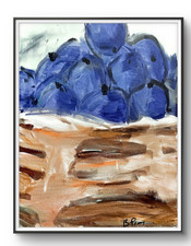 Quadro su tela Mirtilli Cucina