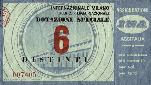 Biglietto stadio originale - biglietto,
