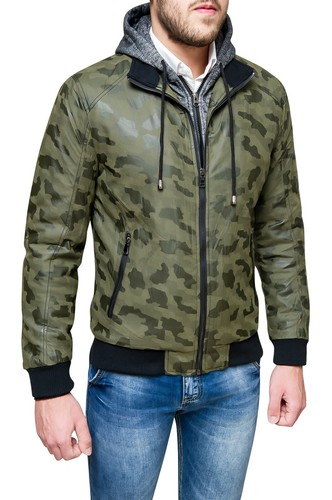Giubbotto bomber uomo militare