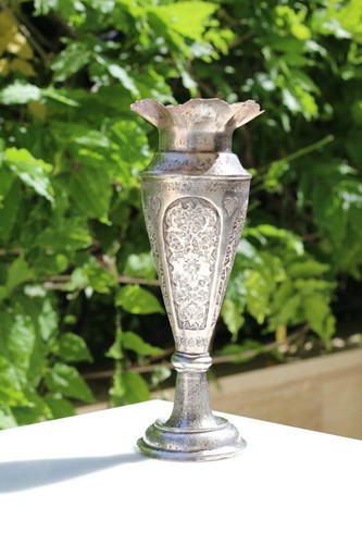 Antico elegante vaso - , argento