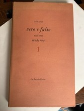 ARTE MODERNA VERO O FALSO Guido Ballo Torino La Bussola 1962