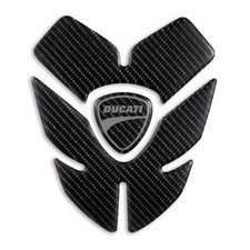 Carbon adhesive tank visor