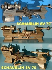 Schaublin SV 70 Tool-Watchmakers Tornio Alta Precisione Cuscinetti Lisci Orologiai