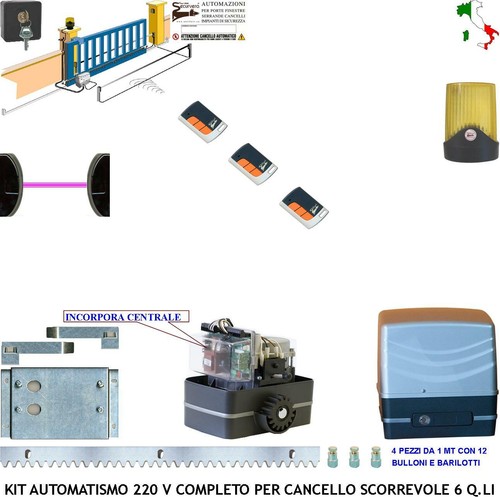 Cancello elettrico scorrevole - elettrico,