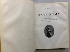 Antico Libro Domenico Gnoli