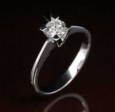 ANELLO SOLITARIO Carati 0.50